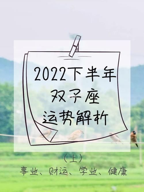 2022年下半年双子座财运势详解