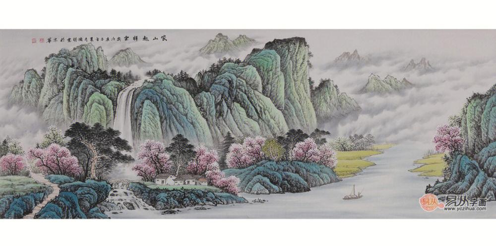 办公室座椅后挂什么画风水好