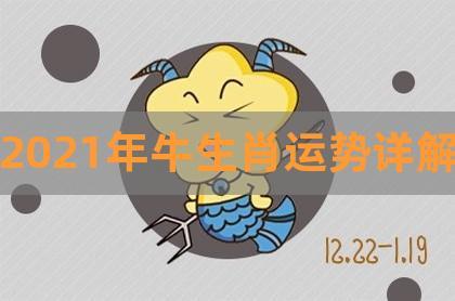 属牛2021年的运气