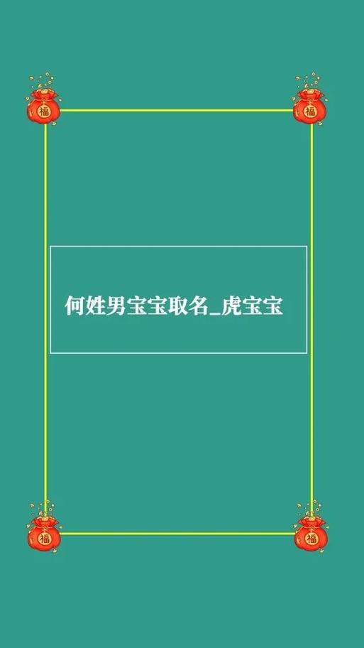 姓何的虎宝宝什么名字最佳好听有寓意