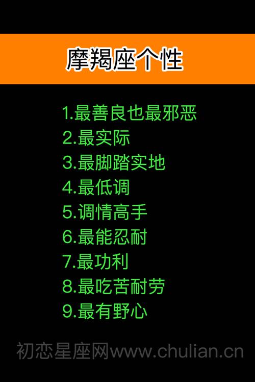 属龙的摩羯座男性格