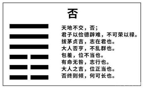 天地否卦