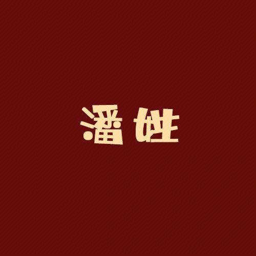 潘姓姓氏名望事迹