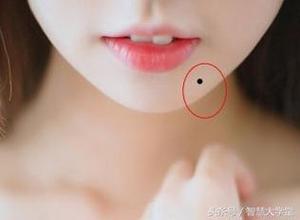 下巴长痣好不好_痣相