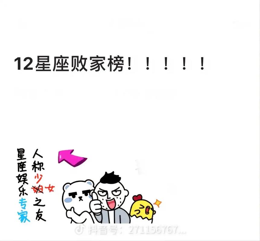 十二星座中谁最能败家