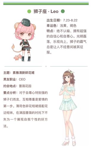12星座穿衣服搭配