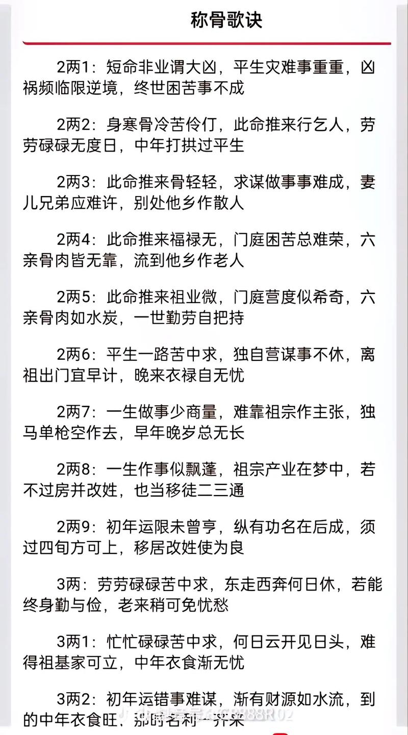 称骨算命:称骨六两以上的多吗