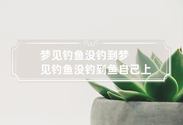 梦见钓鱼没钓到预示着什么?