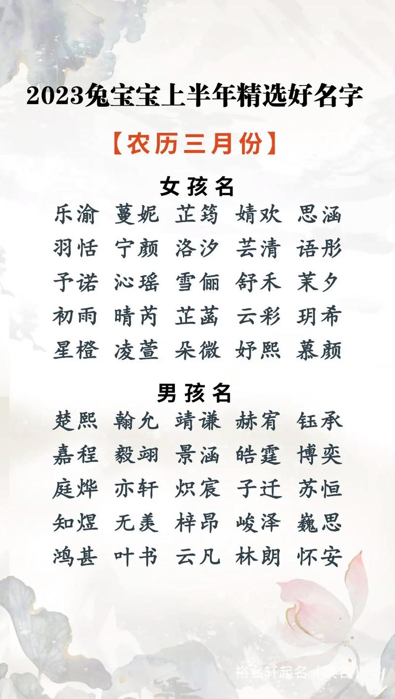 2023年六月廿六出生罗姓男孩名字怎么取