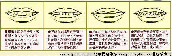 面相牙齿不齐运势详解