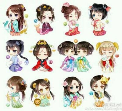 12星座公主古装美女图片
