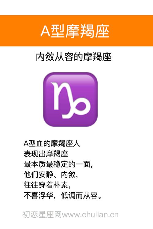 摩羯座血型配对