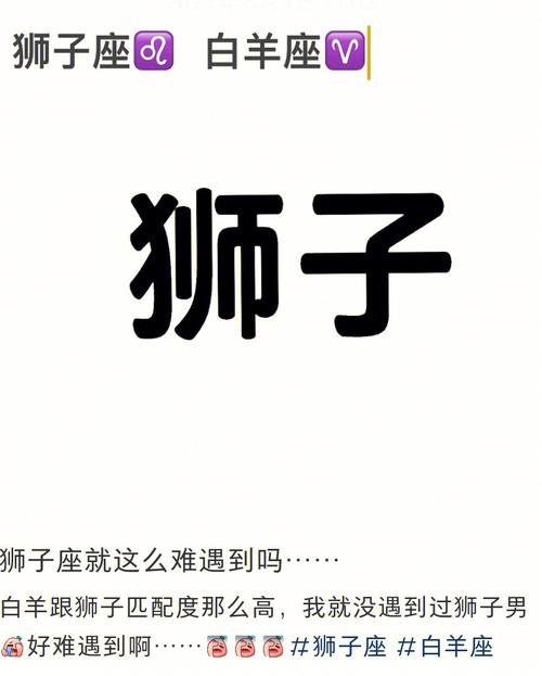 白羊狮子配对指数