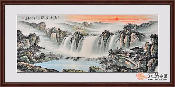 办公室挂山水画风水有哪些禁忌?挂哪些山水画好?