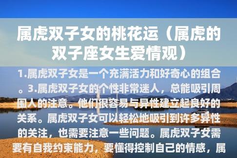 属虎双子座的最佳配对,既有权威又活泼的人