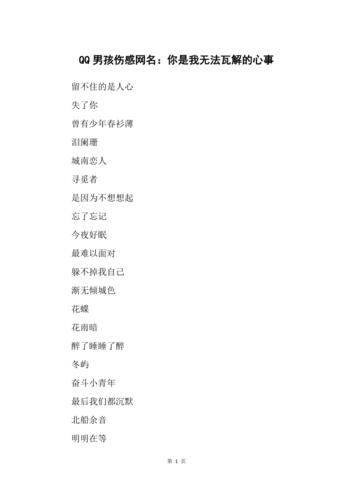 最帅气的QQ名字:朕的心事,尔等岂懂
