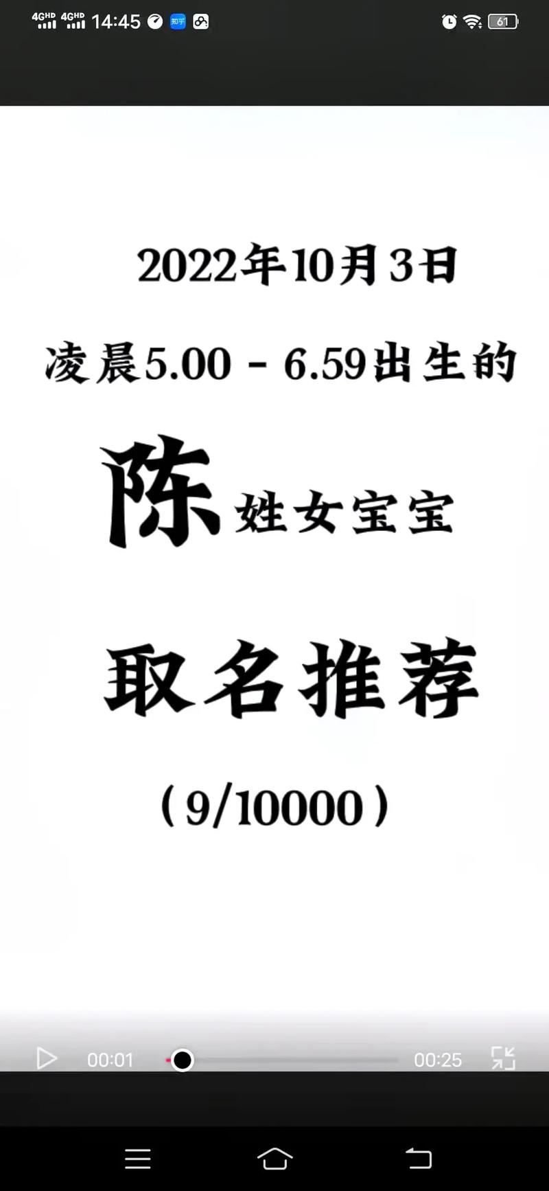 2021年陈姓女孩取名