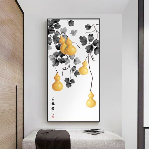 葫芦挂画适宜挂在玄关风水