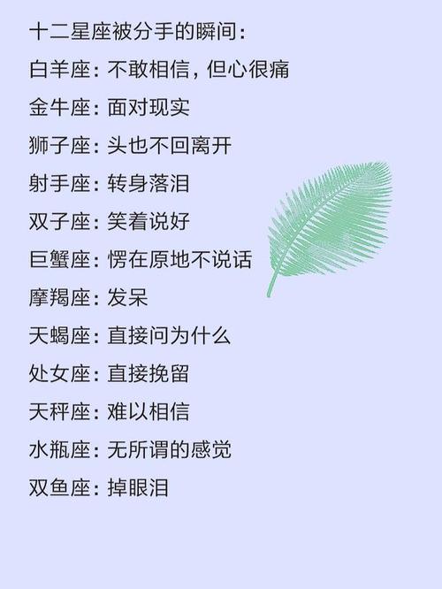 最可能无缘无故被分手的星座