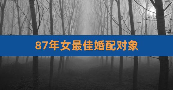 87年属兔女的婚姻状况
