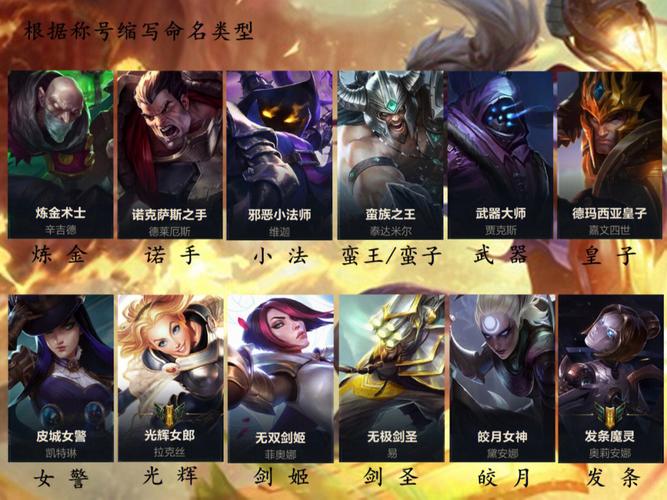 lol顺口的游戏名字