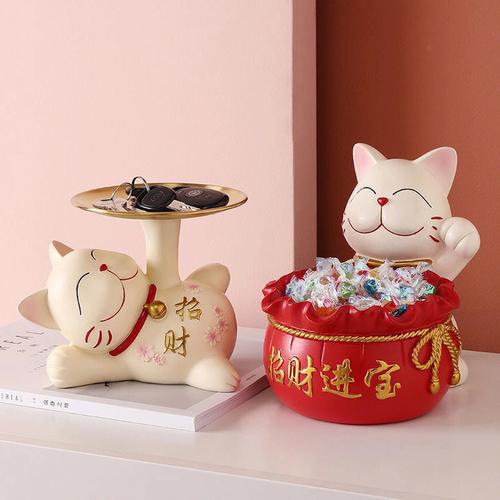 不为人知的招财猫摆件