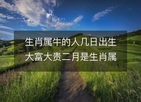 属牛几日出生大富大贵,几月出生比较好