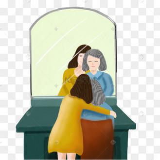 梦见与妈妈照镜子