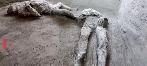 2000年前死于火山喷发遗骸被发现