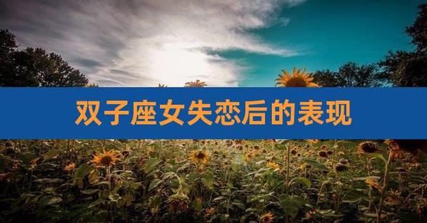 双子座女失恋后的表现