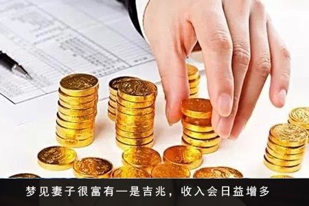梦见妻子很富有