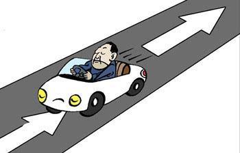 梦见逆行开车