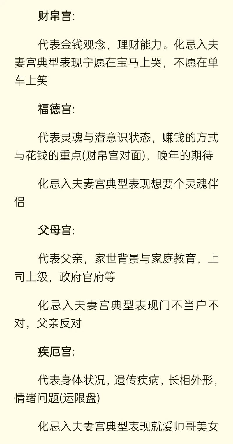 化忌在哪个宫最好