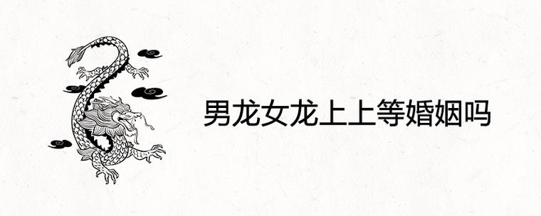 男龙女龙上上等婚姻吗