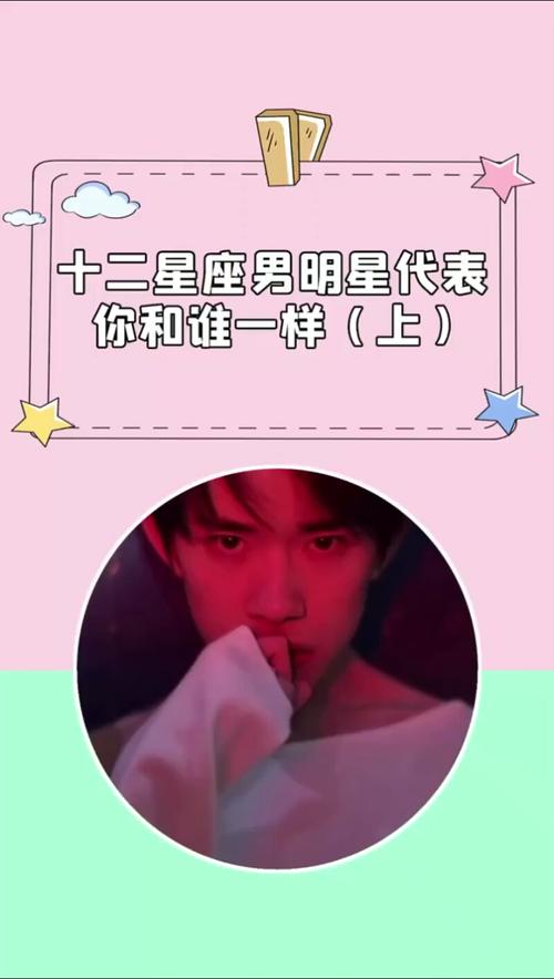 12星座最适合代表什么男明星