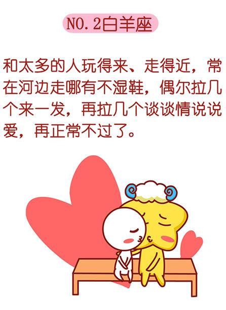 白羊脚踏2船的表现