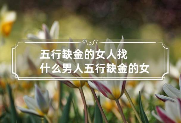 五行缺金的女人找什么男人