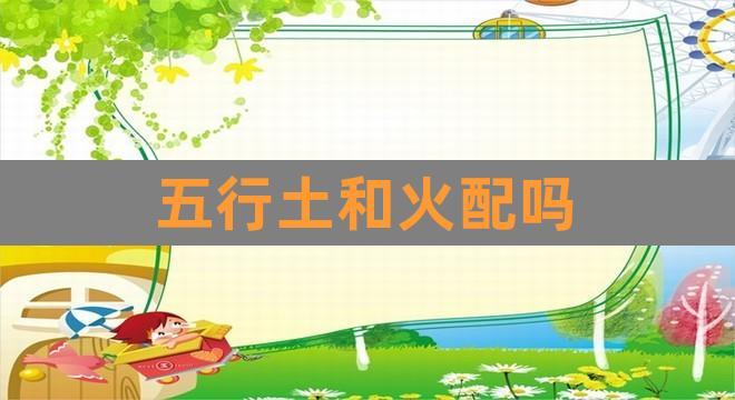 火命和土命在一起好吗