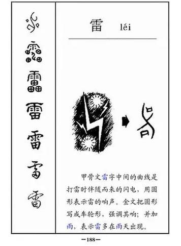 梦见雷篆文是什么意思