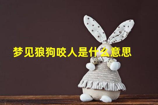 梦见狼咬狗