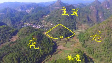 风水中的白虎压青龙