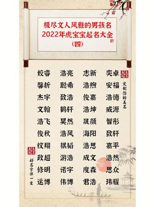 22年男宝宝取名字大全