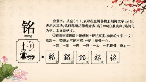 带铭字的女孩内涵名字