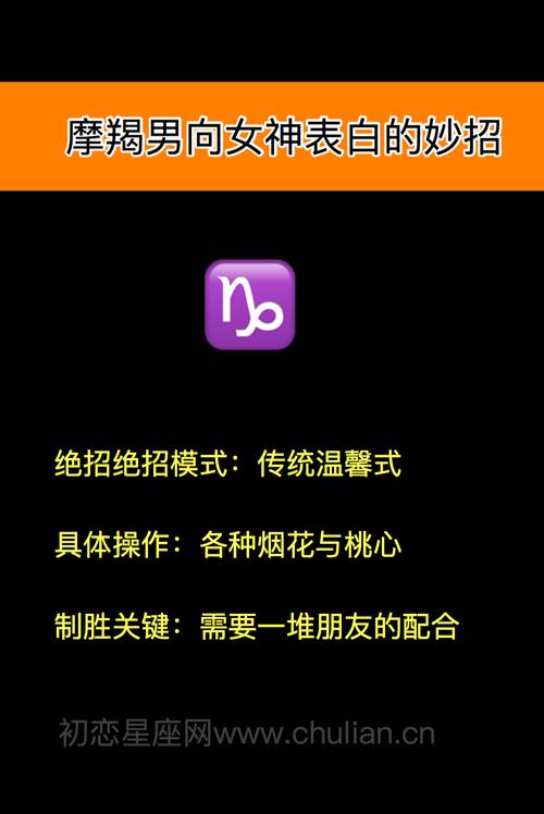星座男生怎样向女生表白