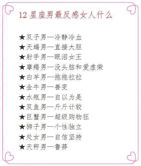 最佳太太的血型星座组合!