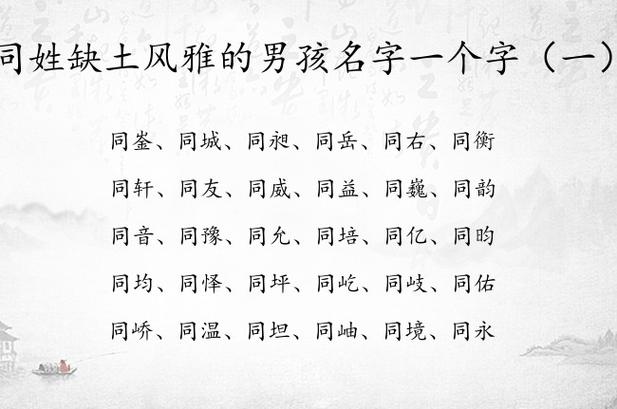 缺土男宝宝霸气名字大全