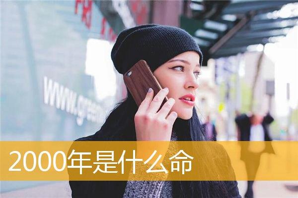 2000年是什么命 命运好不好