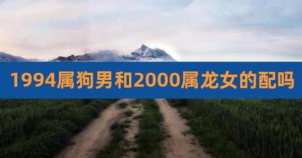 94年属狗人和00年属龙人恋爱合适吗?性格不相投