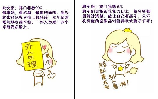抠门小气的铁公鸡说的就是这些星座