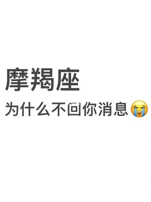 摩羯座不喜欢回复人
